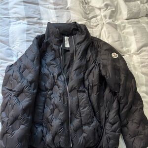 Moncler Black Down Quilted Jacket
